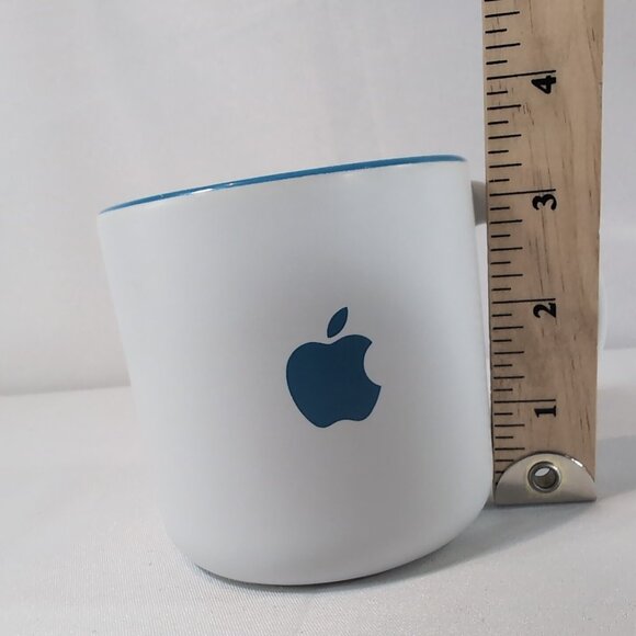 Macintosh Apple Mac Vintage Rare Mug White Blue Ceramic Coffee Tea Computer - Picture 12 of 15